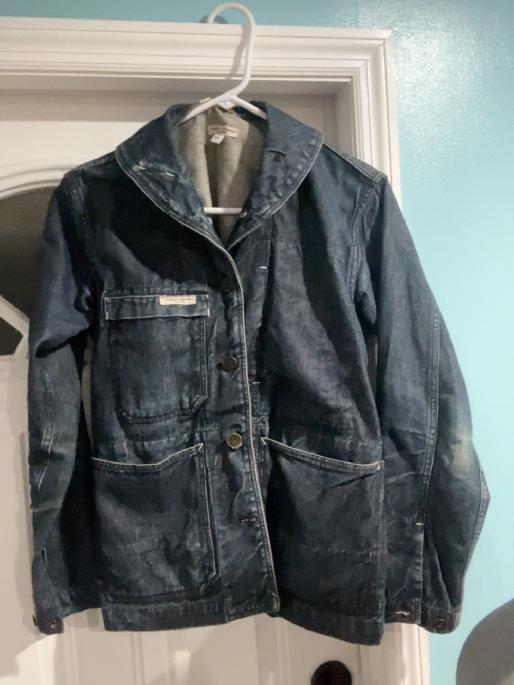 Engineered Garments Nepenthes Denim Work Jacket Made in NYC Men’s Size XS